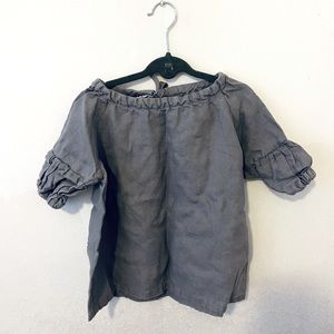 Gabola linen top